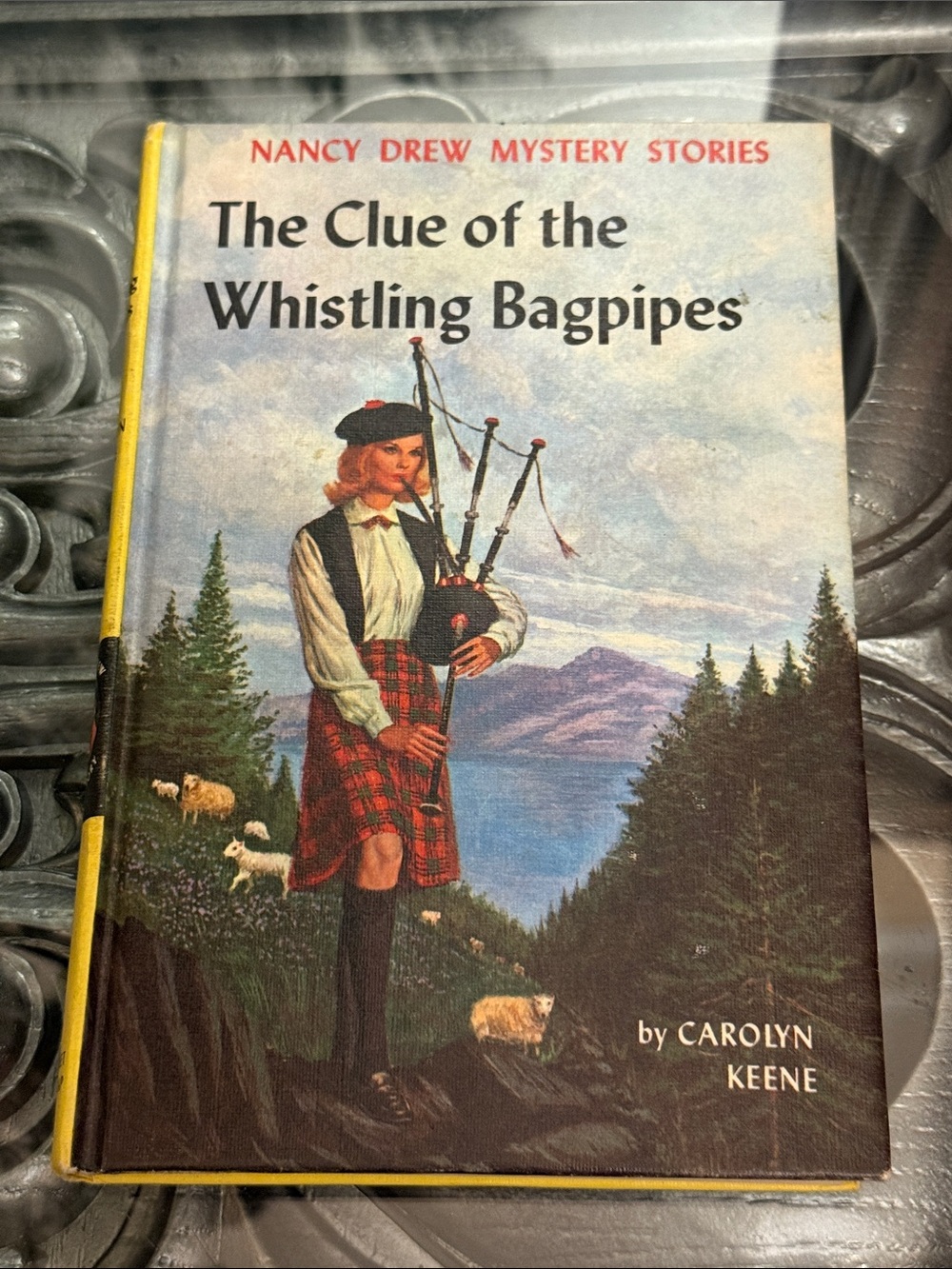 Vintage 1964 Nancy Drew The Clue of the Whistling Bagpipes Hardcover